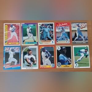 Bo Jackson Baseball Card Lot